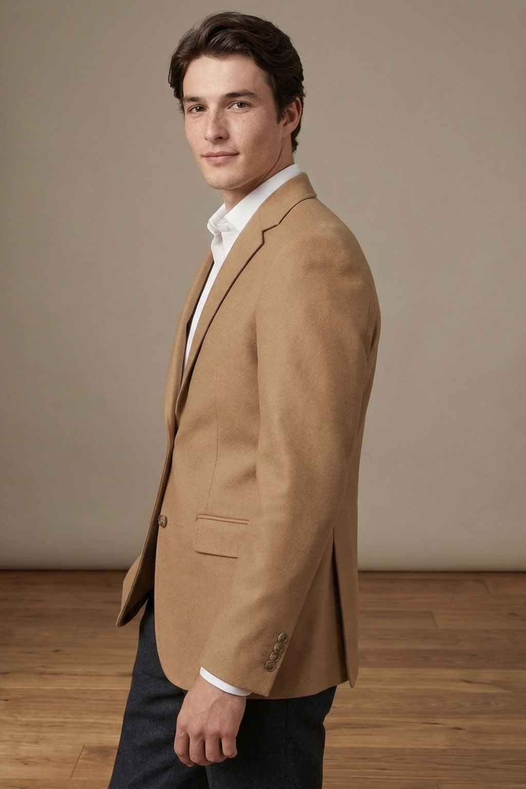 Camel Ivy League Fraternity Blazer