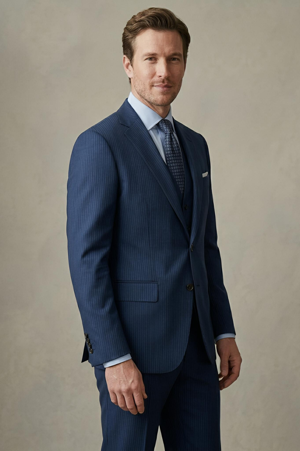 Imperial Navy Striped Suit