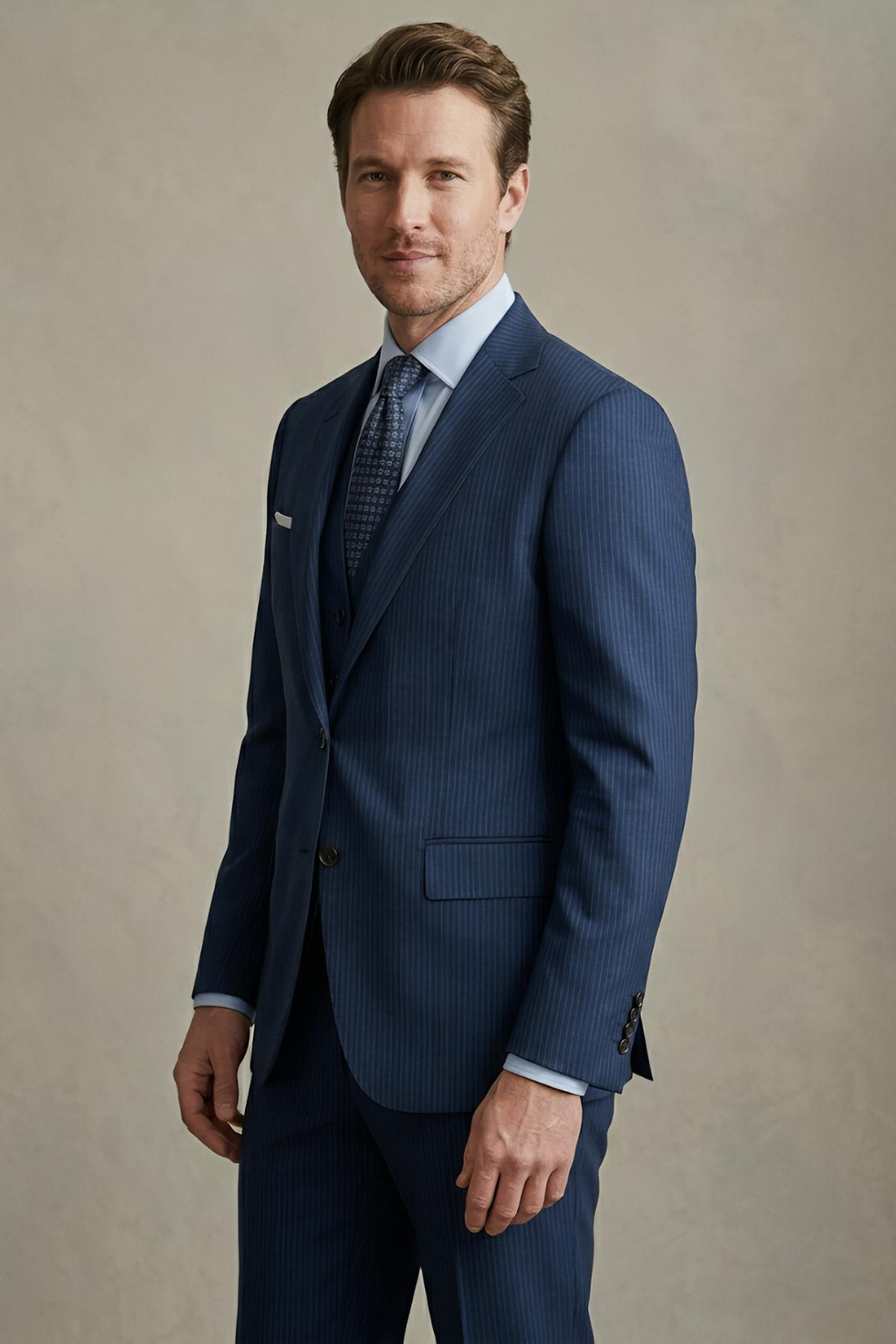 Imperial Navy Striped Suit