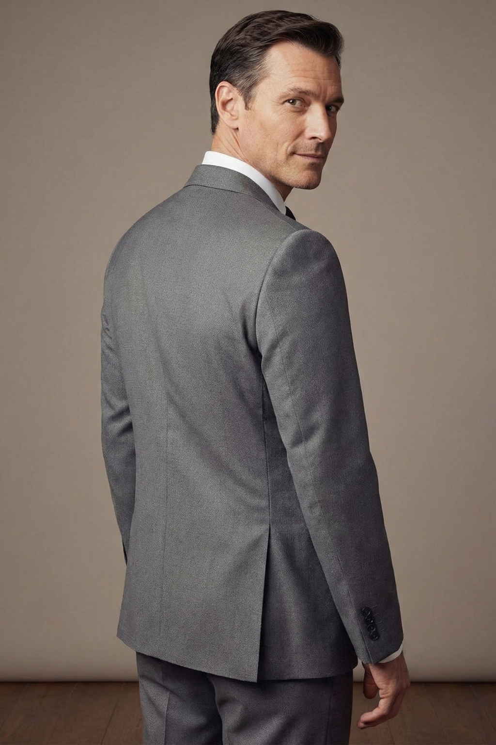 Titan Gray 100% Wool Suit