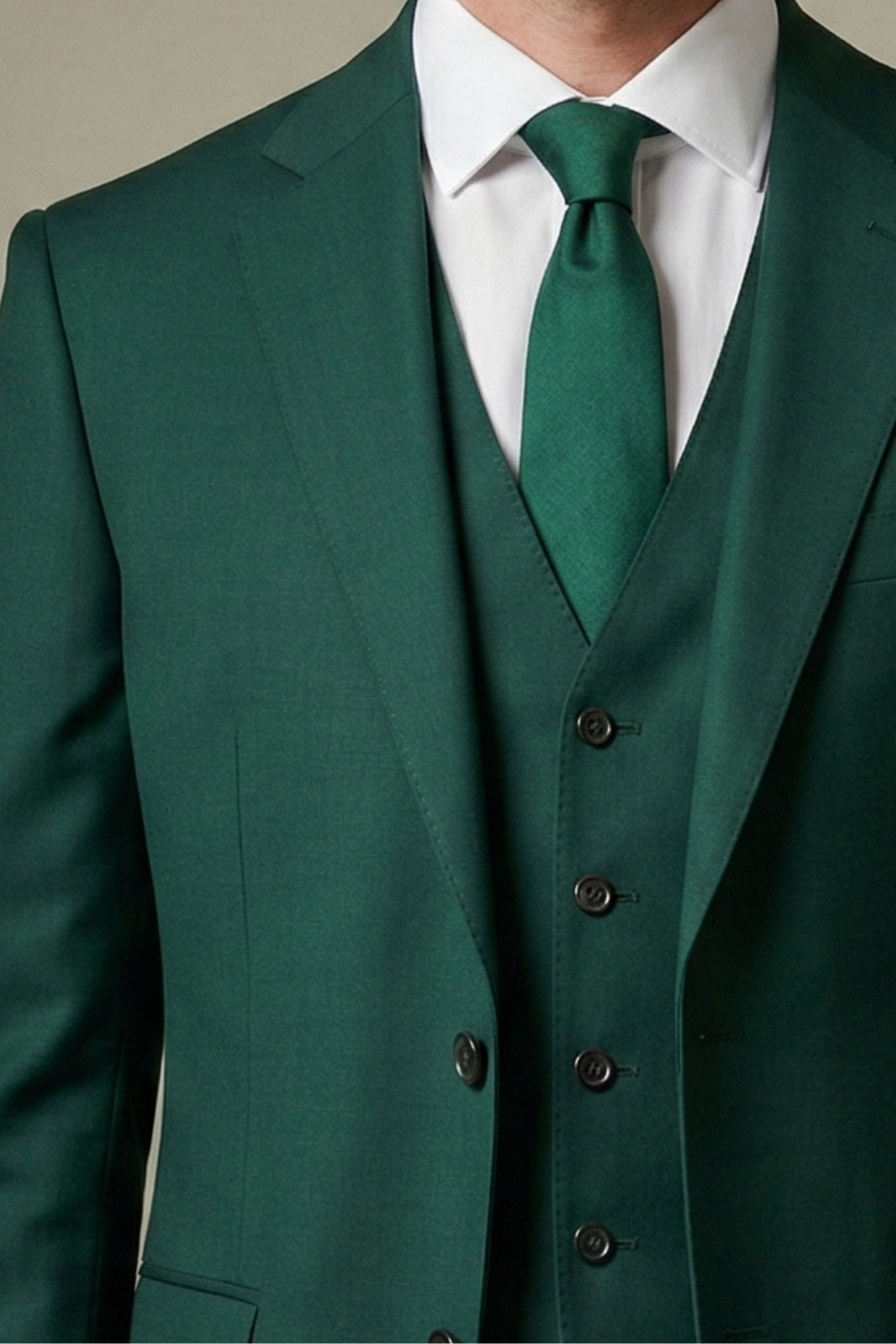 Emerald Dark Green Suit