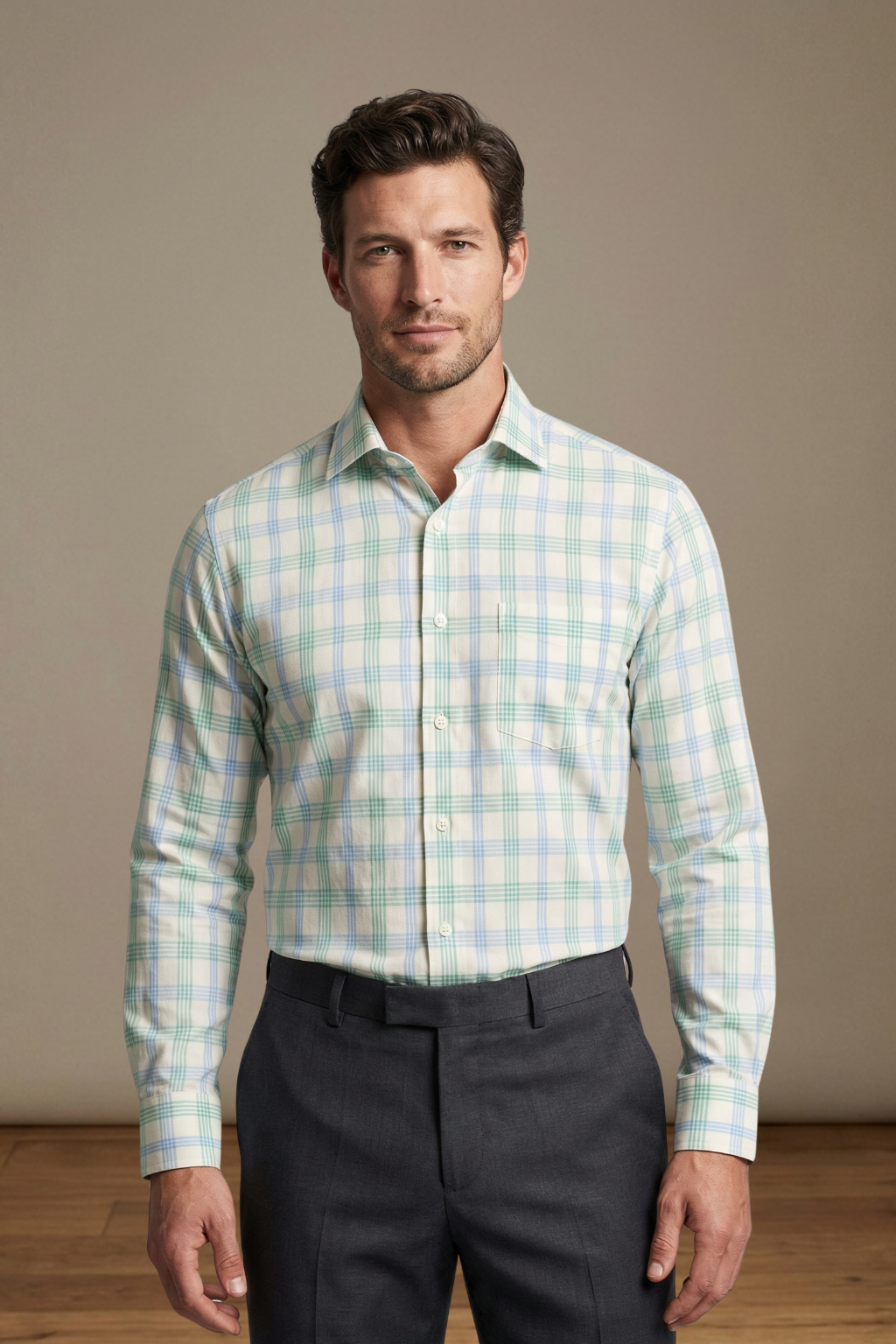 Verdant Blue Check