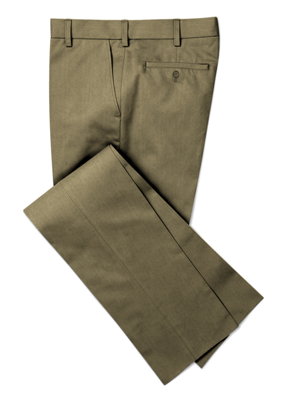 Dress Pant - Beige Linen Weave - TRIO