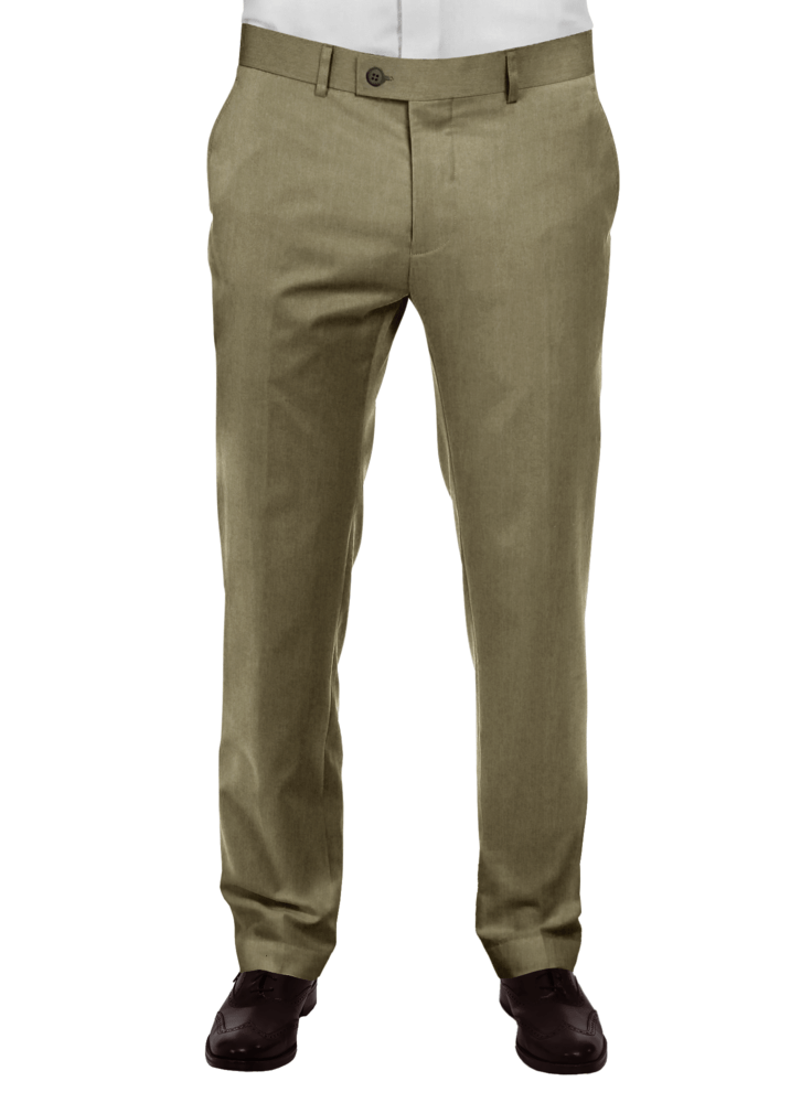 Dress Pant - Beige Linen Weave - TRIO
