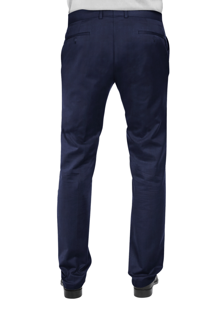Dress Pant - Navy Highland Plaid - TRIO
