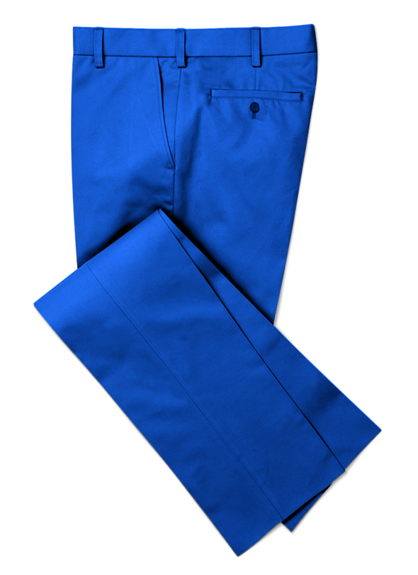 Dress Pant - Solid Azure Blue - TRIO