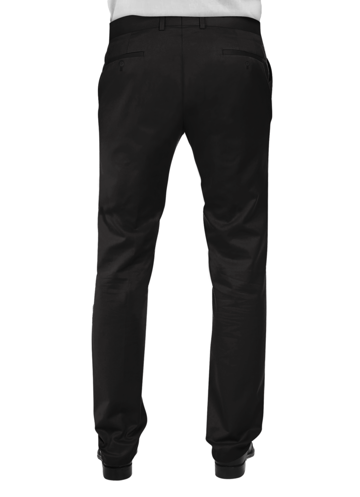 Dress Pant - Solid Black - TRIO