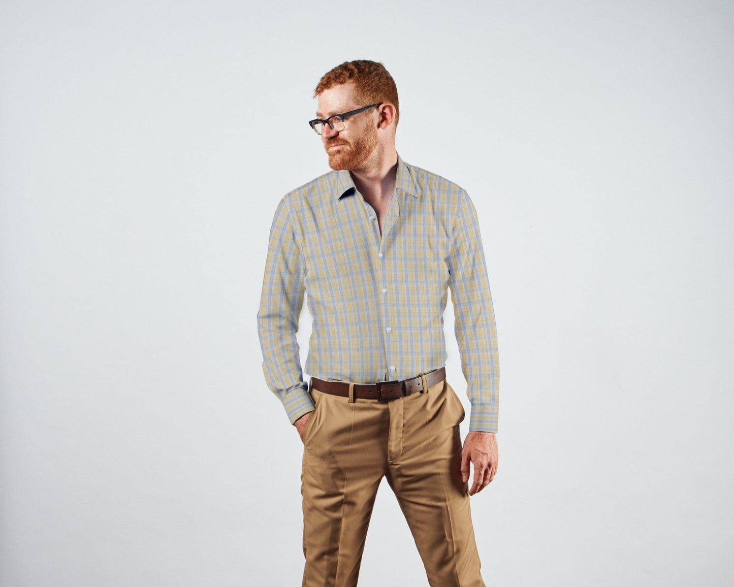 Dress Shirt - Golden Crest Check - TRIO