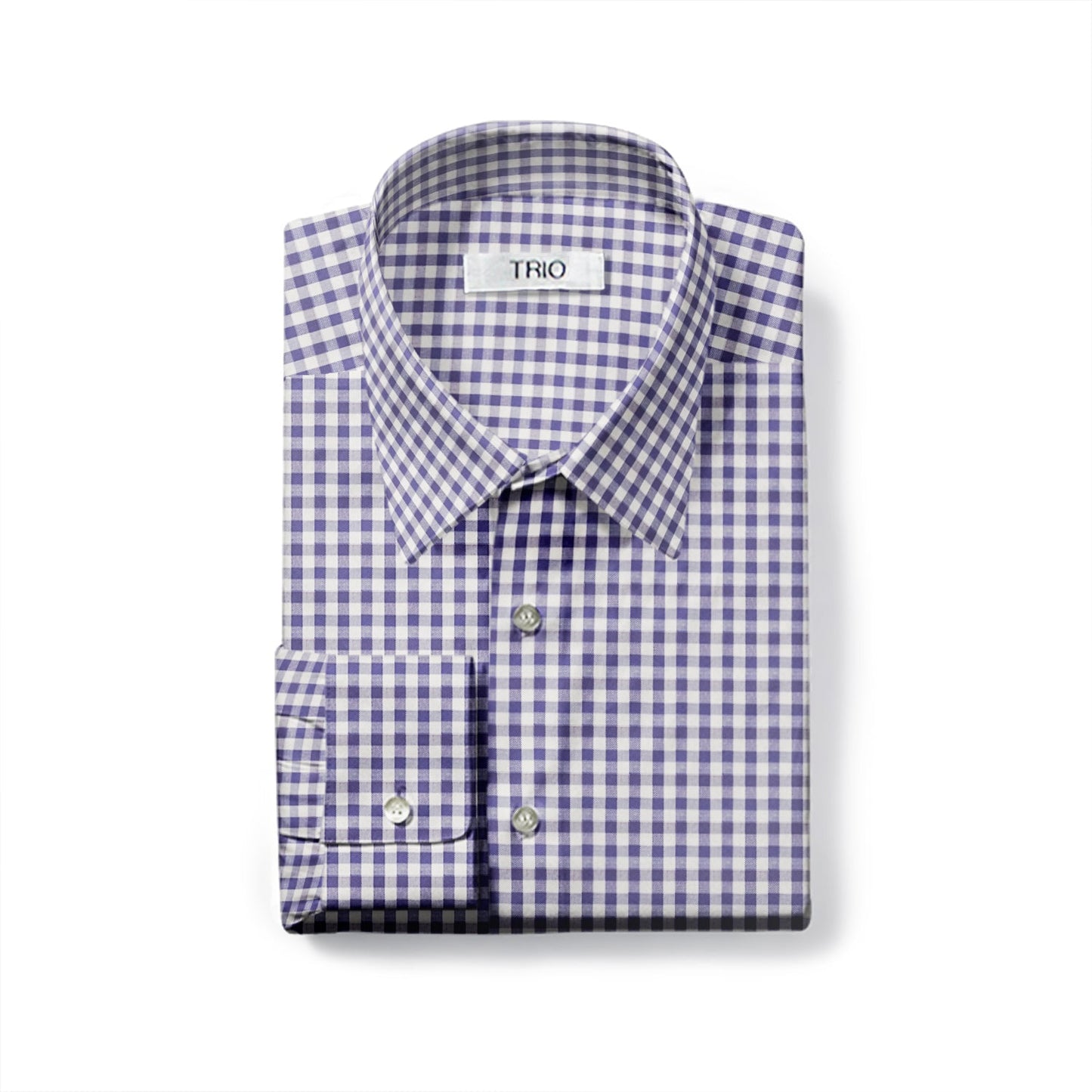Dress Shirt - Royal Gingham - TRIO