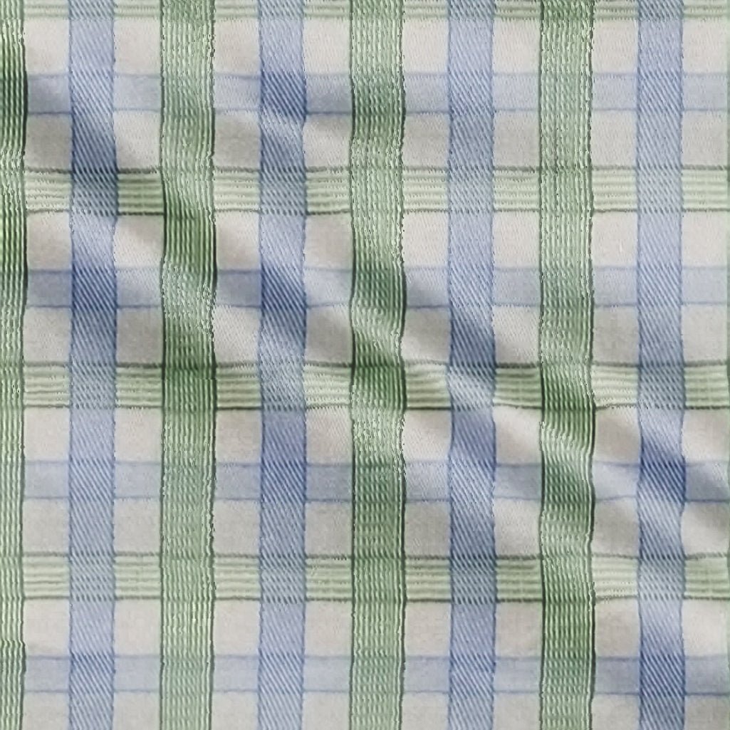 Dress Shirt - Verdant Blue Check - TRIO