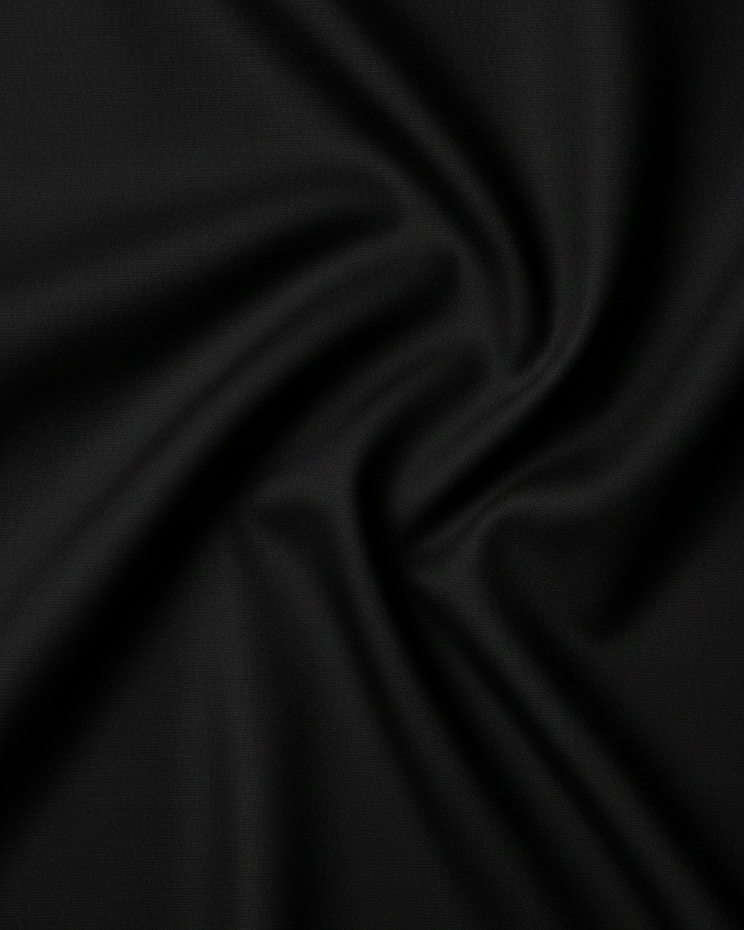 Polished Black with White Buttons