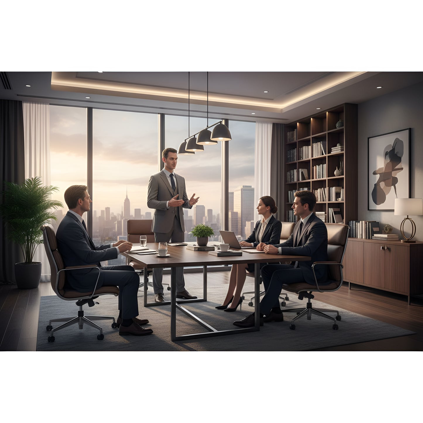 Titan Gray 100% Wool Suit