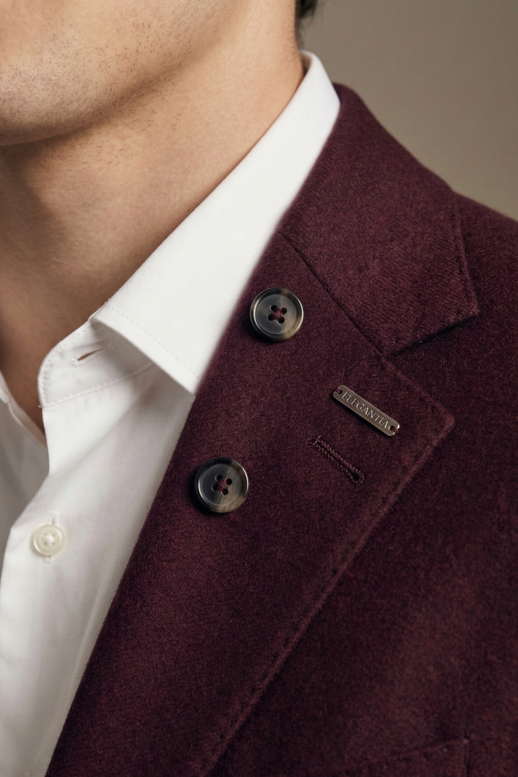 Burgundy Ivy League Fraternity Blazer