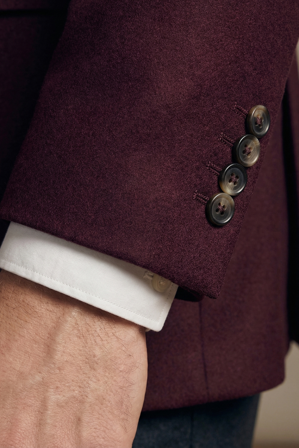 Burgundy Ivy League Fraternity Blazer