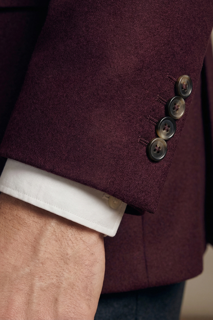Burgundy Ivy League Fraternity Blazer