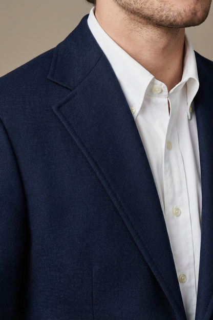 Classic Ivy League Navy Fraternity Blazer – Timeless Campus Style