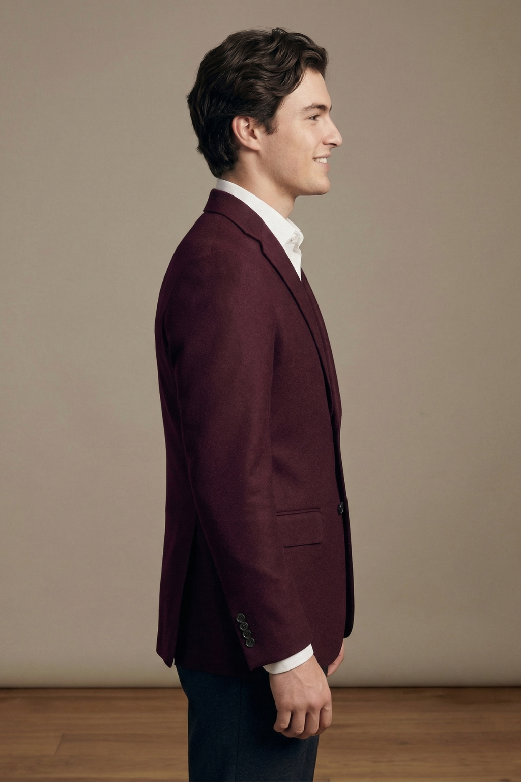 Burgundy Ivy League Fraternity Blazer