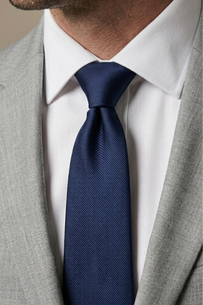 Modern Light Grey Suit for Tall Men – Tailored Slim Executive Fit