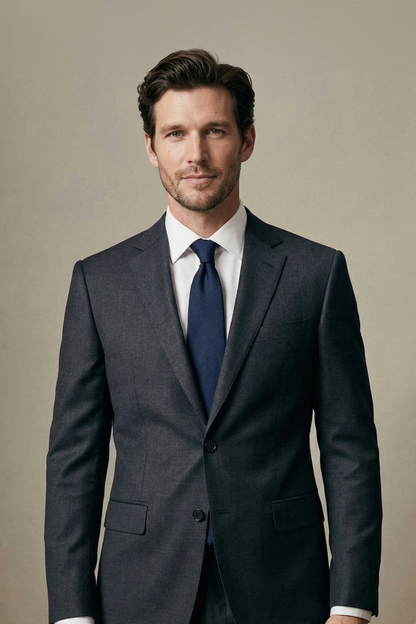 Charcoal Grey Business Suit for Tall Men – Modern Executive Fit