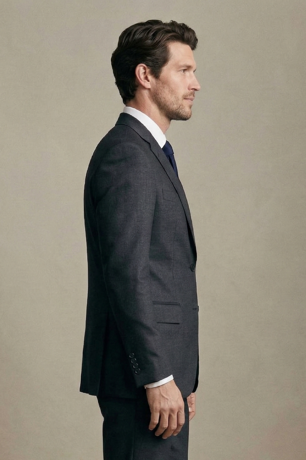 Charcoal Grey Business Suit for Tall Men – Modern Executive Fit