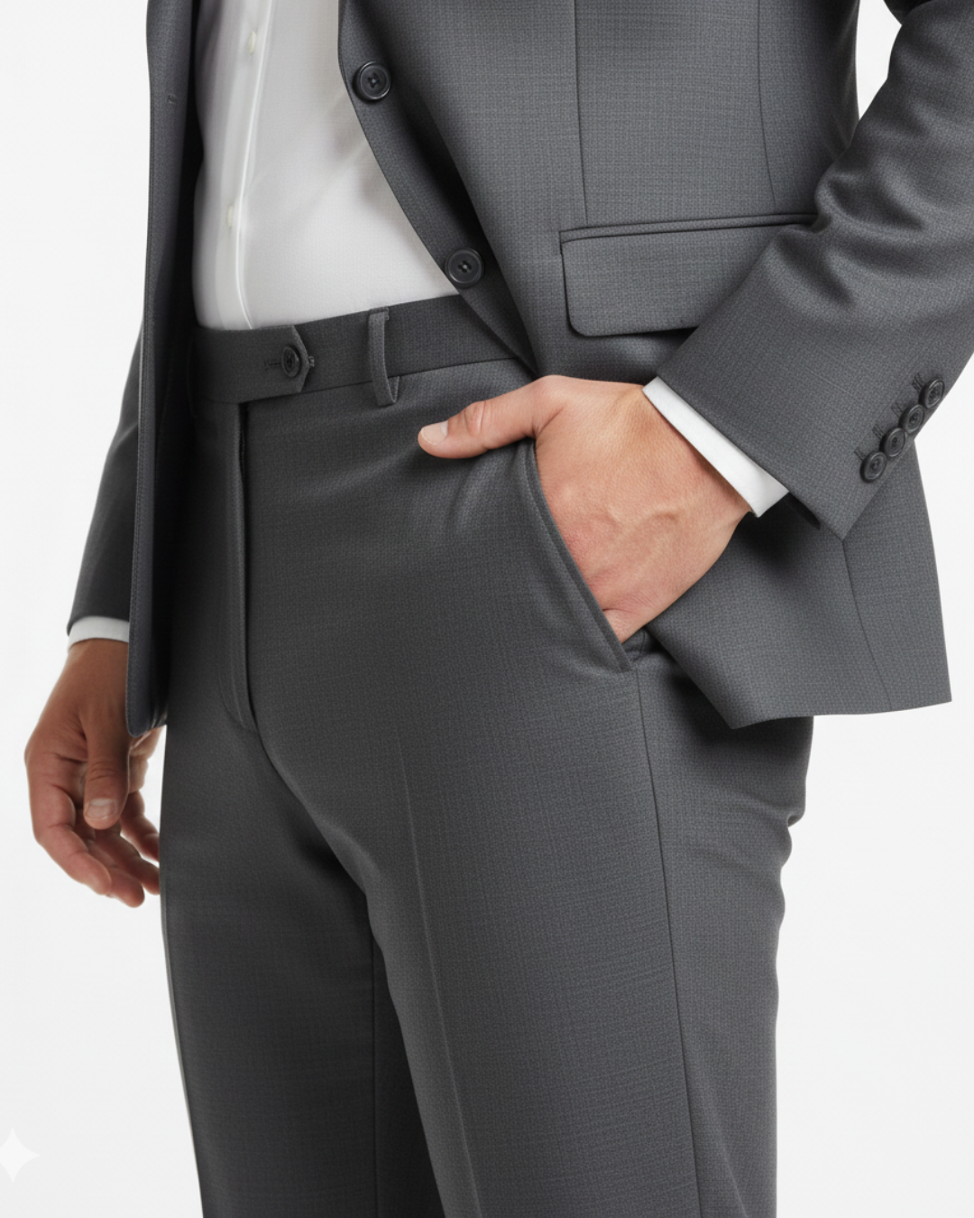 Dress Pant - Solid Gray