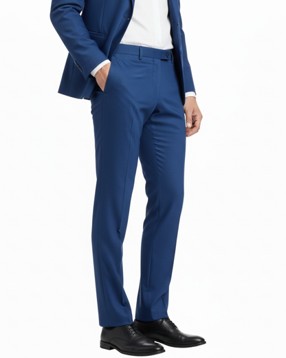 Dress Pant - Solid Azure Blue