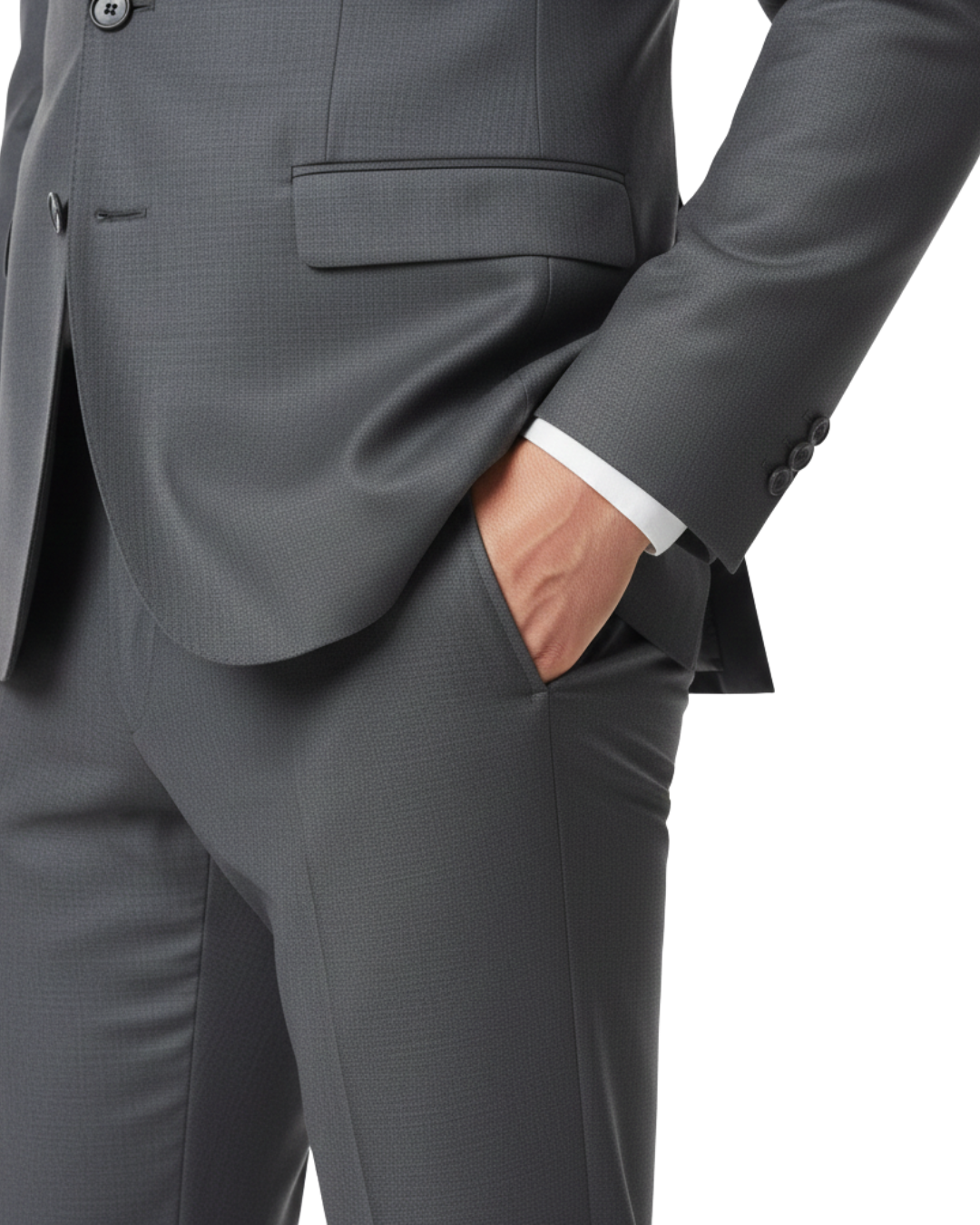 Dress Pant - Solid Gray