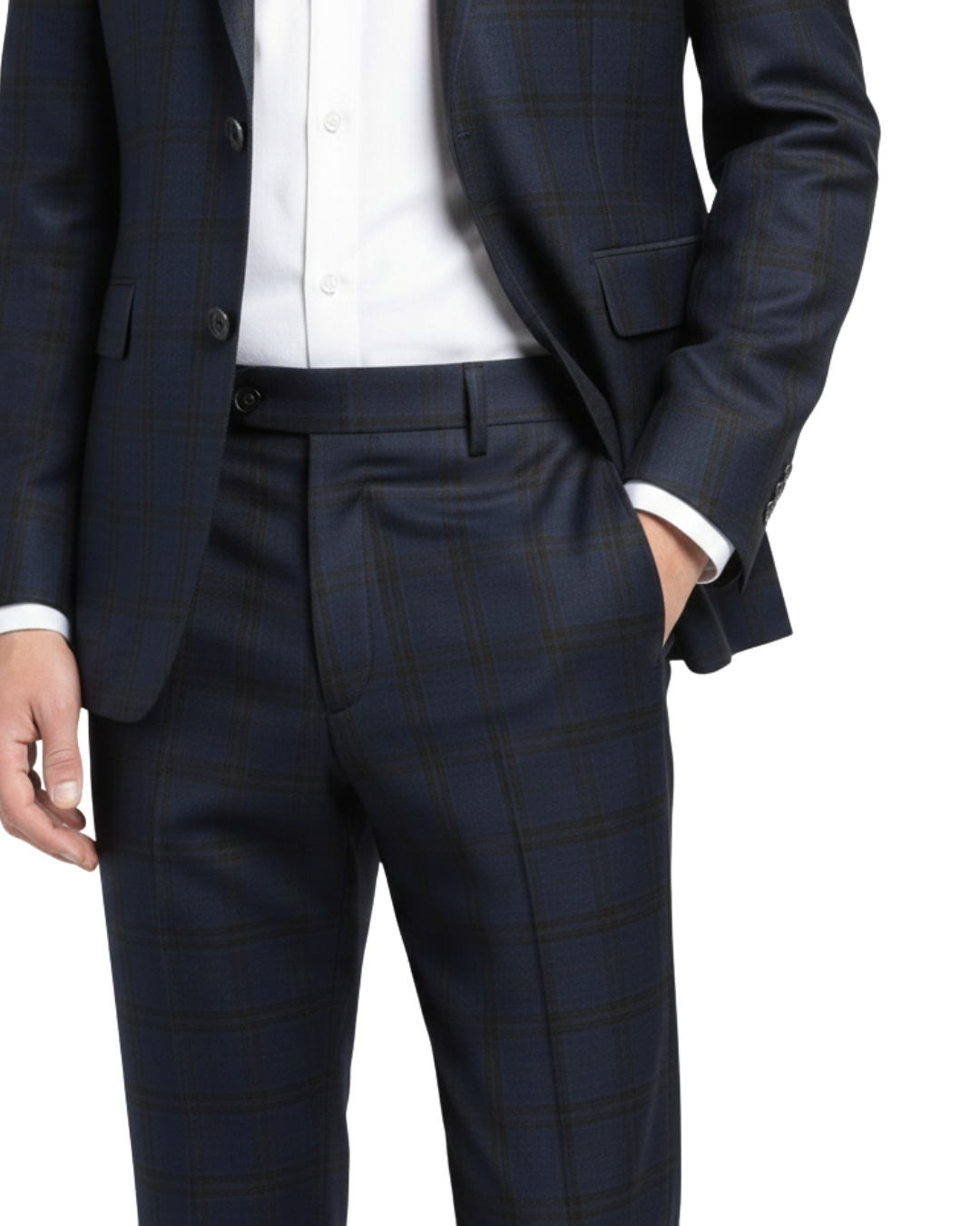 Dress Pant - Navy Highland Plaid