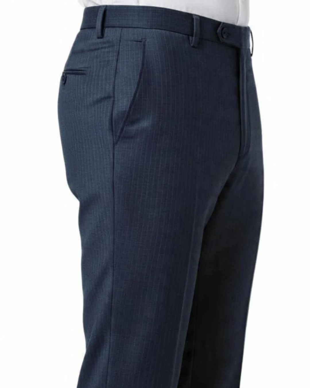 Dress Pant - Charcoal Blue Windowpane