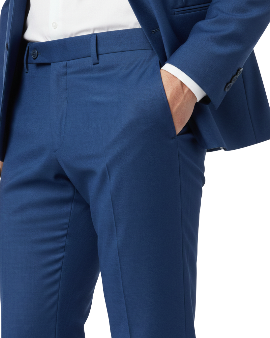 Dress Pant - Solid Azure Blue