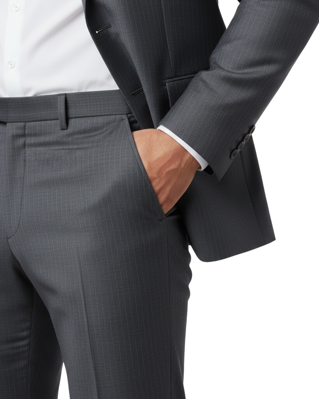 Dress Pant - Graphite Pinstripe