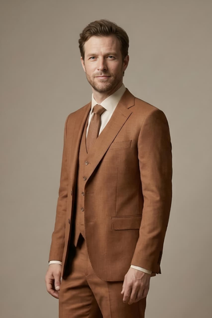 Terracota Luxor 100% Wool Suit