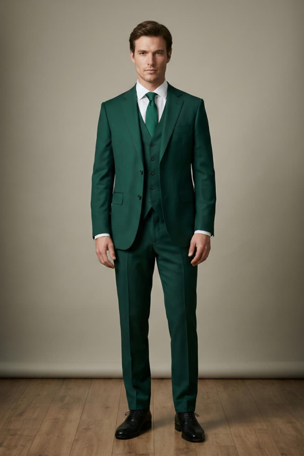 Emerald Dark Green Suit
