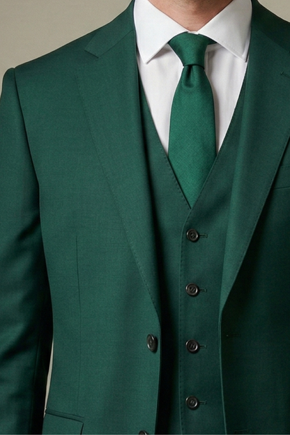 Emerald Dark Green Suit