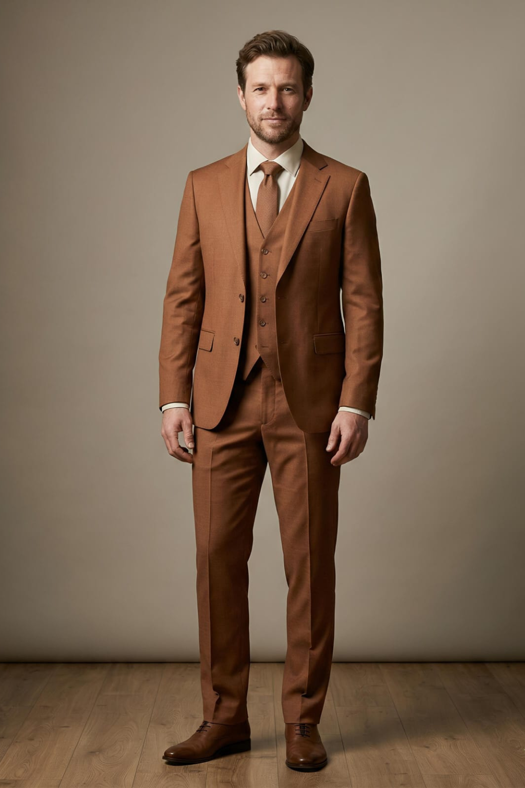 Terracota Luxor 100% Wool Suit