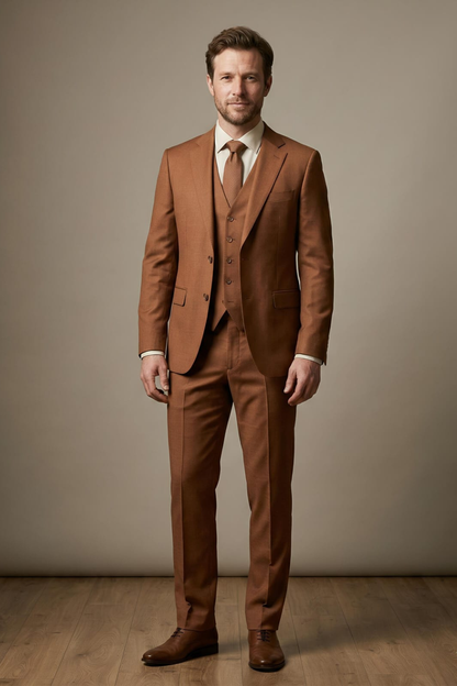 Terracota Luxor 100% Wool Suit
