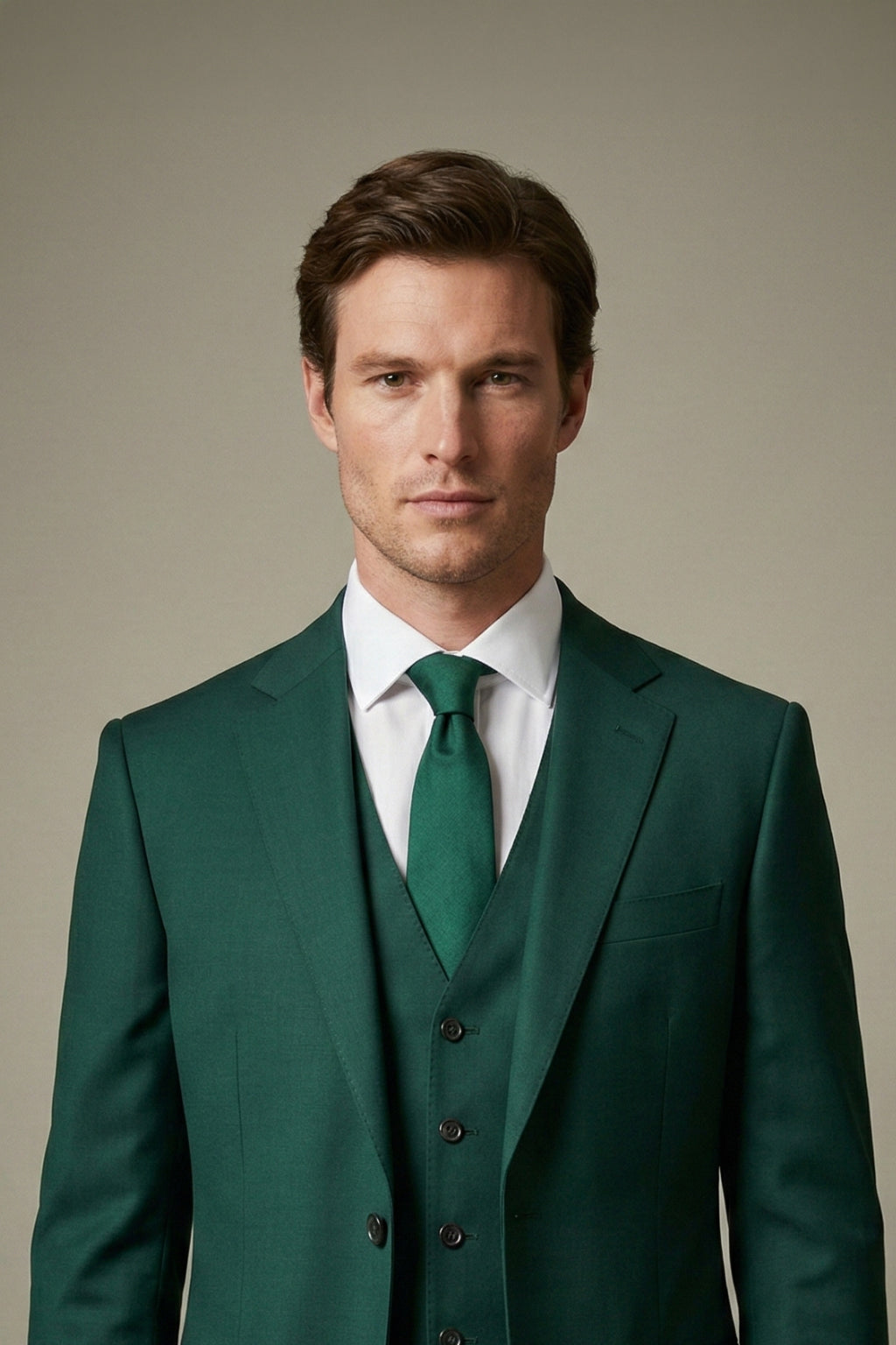 Emerald Dark Green Suit