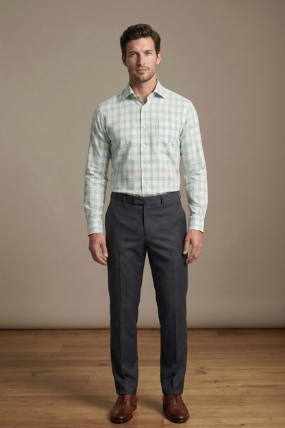 Verdant Blue Check