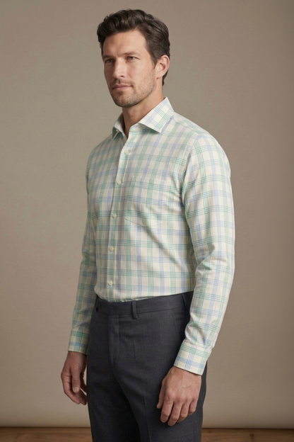 Verdant Blue Check