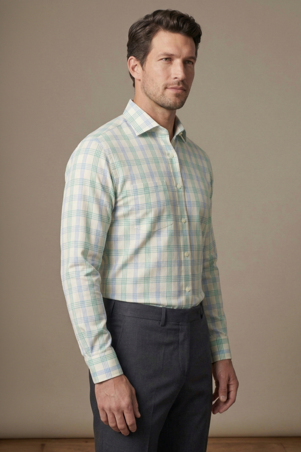 Verdant Blue Check