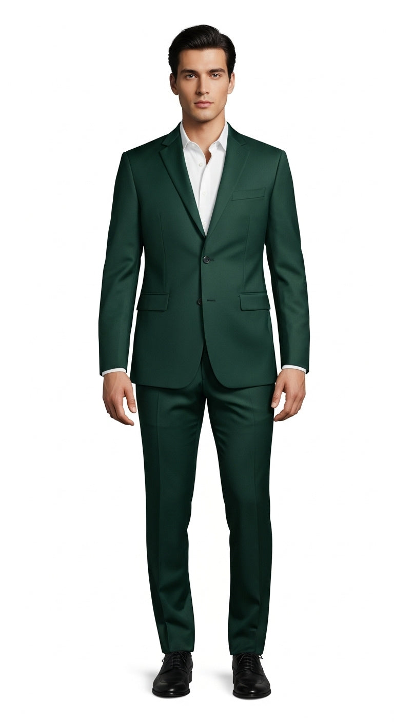 Emerald Dark Green Suit