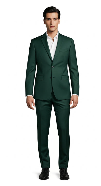 Emerald Dark Green Suit