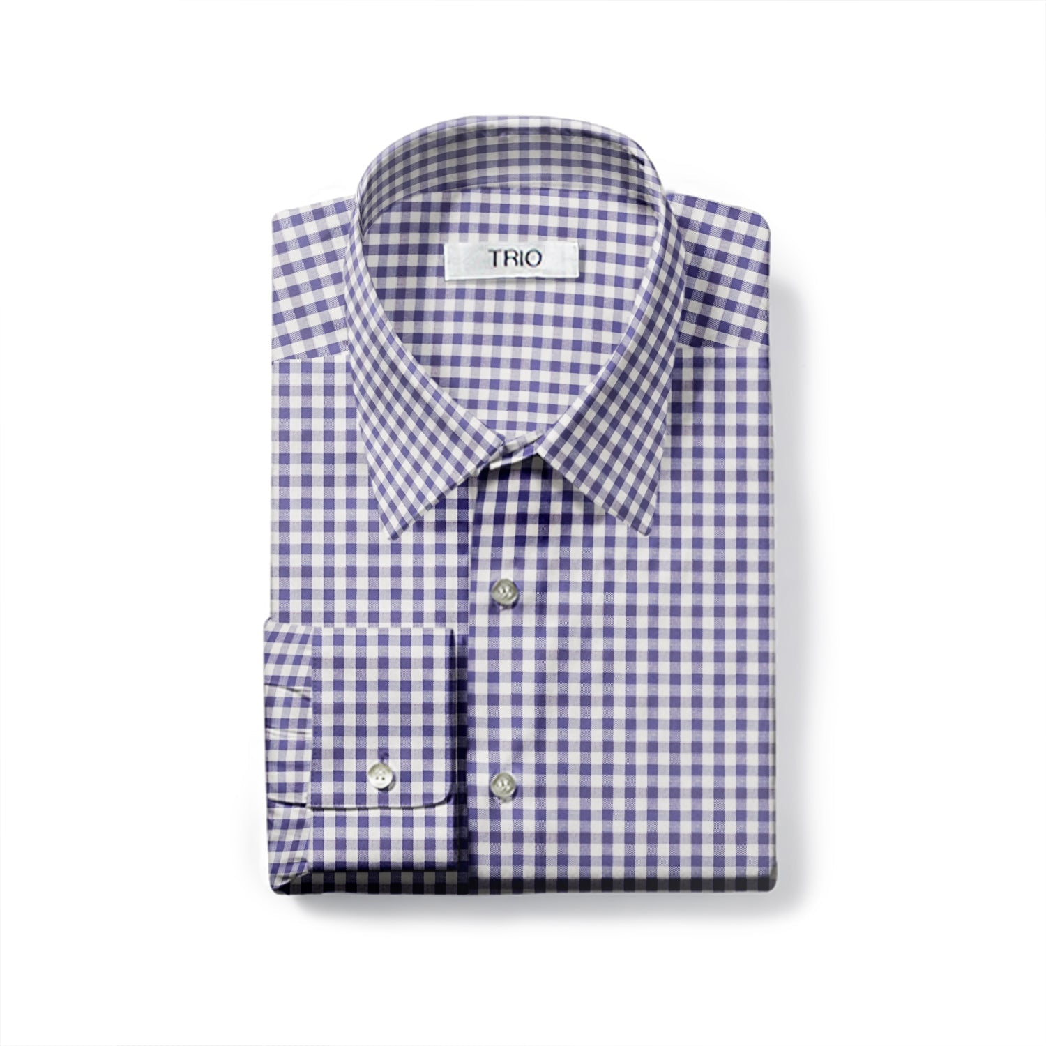 Dress Shirt - Royal Gingham - TRIO