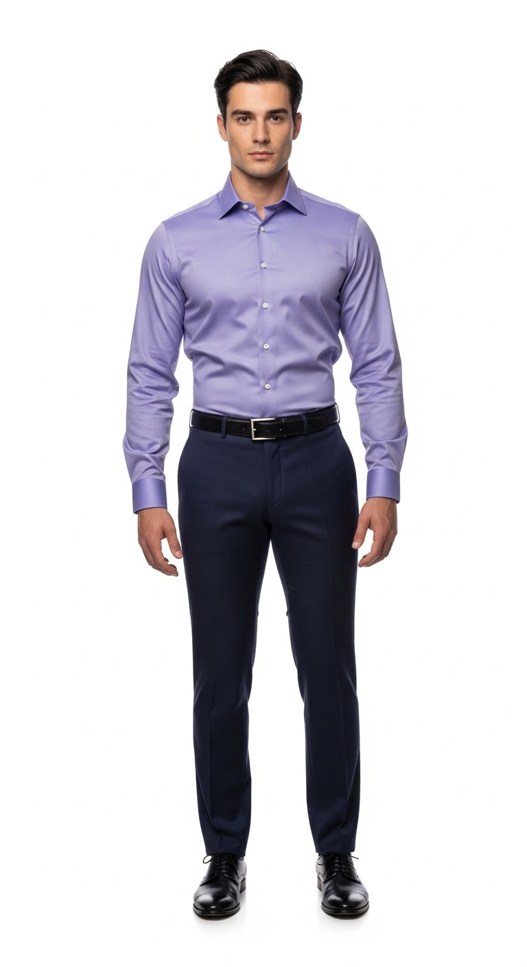 Dress Shirt - Calming Solid Lavender