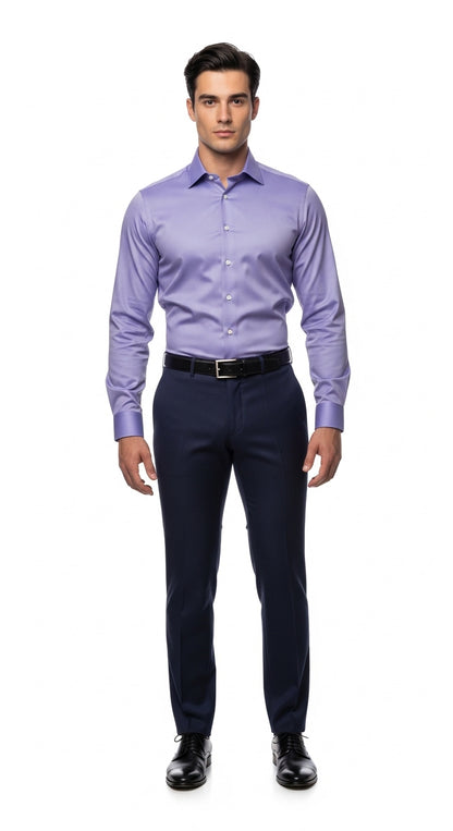 Dress Shirt - Calming Solid Lavender