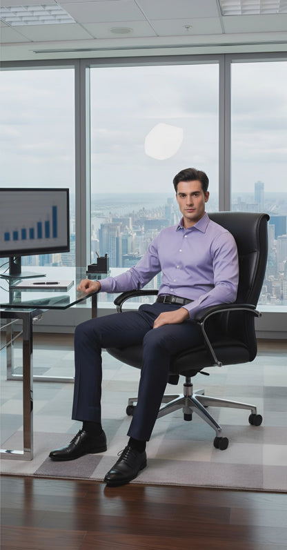 Dress Shirt - Calming Solid Lavender