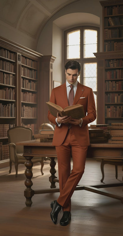 Terracota Luxor 100% Wool Suit