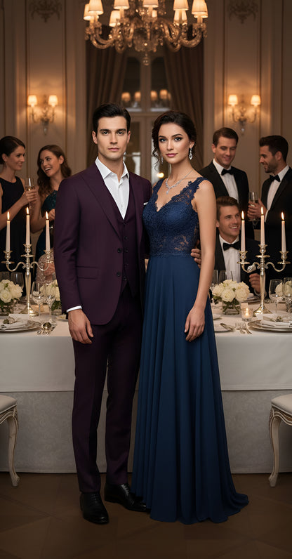 Prestige Dark Royal Purple Suit