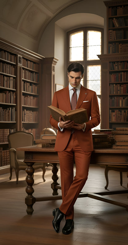 Terracota Luxor 100% Wool Suit